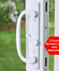 Keyed Sliding Patio Door Handle Set For Legacy And Sash Controls Fits P N 2265 With Forty Five Degree Keyway Without Mortise
