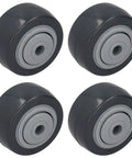 Jauarta Directional PU Wheel, Furniture Trolley Caster set of four durable and silent wheels for smooth mobility.