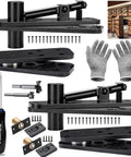 Badass Heavy Duty Hidden Door Hinge Built Like A Tank From 304 Stainless Steel with installation kit and accessories