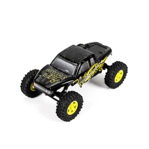 Juice Up Four By Four One Eighteen Scale RC Crawler Pro Brushless Power System Ready For Off Road Action With Waterproof HBW Electronics