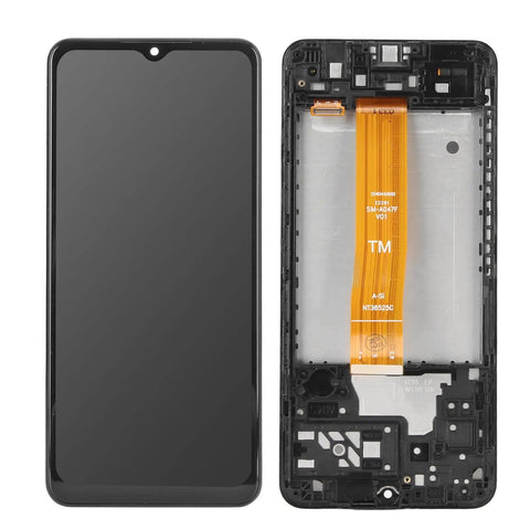 Front and back view of LCD Display Touch Screen Replacement for A04s SMA047F with Easy Installation, Durable LCD Panel, Fast Responsive Touch.