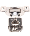 Soft Close Cabinet Hinges Half Inch Overlay Nickel Plated Steel 50 Pack With Mounts For Kitchen Cabinets And Vanities