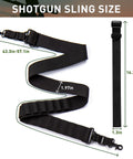 Two Point Shotgun Sling For 12 Gauge With 15 Round Capacity And 8 Round Butt Stock Premium Quick Detach Tactical Strap size chart