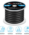 One Zero AWG Battery Cable For Marine, Automotive, Solar And Welding Use, Heavy Duty Copper Wire, Tin Coated For Saltwater Corrosion Resistance, 600V Rated, Pure Copper Marine Grade Wire For Generator And Power Systems. 1/0 AWG 25ft spool