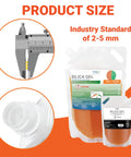 Two Pounds of Heavy Duty Silica Gel Desiccant Balls With Serious Moisture Soaking Capacity For Electronics And 3D Filament showing product size 2-5 mm.