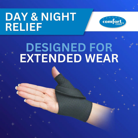 Thumb CMC Abduction Splint With Moldable Wrap And Thermoplastic Insert For Abduction Support - Right Hand Large