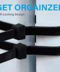 Beefy Heavy Duty Outdoor Zip Ties 48 Inch Long 175 Pound Tensile Strength 12 Pack Premium Black PA66 Nylon Weatherproof Cable Ties in use