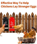 Heavy Duty Metal Chicken Oyster Shell And Grit Feeder With Smart Auto Dispenser Built For Backyard Folks Saves Daily Chore Stress And Keeps Your Hen House Rockin Solid Year After Year, featuring grit and oyster shell bins with chickens.
