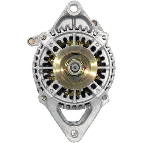 Front view of Gold Series 335-1181 High Output Alternator Replacement for cars and trucks, showing 100 percent new ISO quality components.