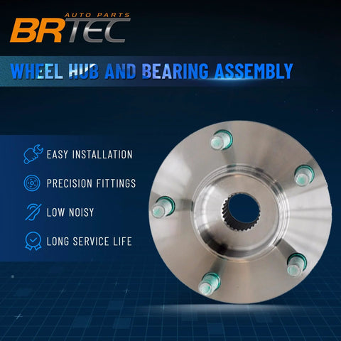 Rear Left And Right Wheel Hub And Bearing Assembly 512350 For Mazda CX 7 2007 2012 With 5 Lug AWD Only OE Quality Replacement