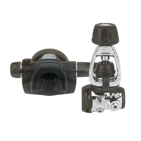MK11 EVO C370 Dive Regulator System For INT With Air Balanced Diaphragm, Forged Brass Body, Metal Fins, and Plastic Bumpers