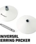 Universal Bearing Packer For Half Inch Inner Diameter And Four Inch Three Eighths Outer Diameter Bearings, components shown