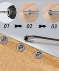 Tough As Nails Extra Long Torx Magnetic Screwdriver Bit Set Forged From Premium S2 Alloy Steel With A Quarter Inch Hex Shank making it easy to remove fasteners.