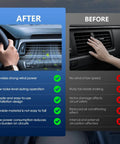 Comparison of air conditioning performance before and after installing Front HVAC Blower Motor Assembly For Acura TL 2004 to 2008 And Honda Accord 2003 to 2007 With Wheel Drop In Replacement 79310SDNA01 AC Fan Motor Fits OEM Specs Easy Install Reliable Airflow Restore Heating And Cooling Performance