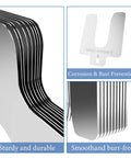 70 Pcs Stainless Steel Slotted Shim Kit For Leveling And Calibration In Machinist Shops Includes 2 Inch By 2 Inch Shim Stock Size A And Multiple Thicknesses For Precise Easy Adjustments And Tooling shown with smooth edges and slot detail.