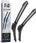 Premium All Weather Windshield Wiper Blades 26 Plus 18 Inch For 2016 Through 2021 Honda Civic displayed with packaging.