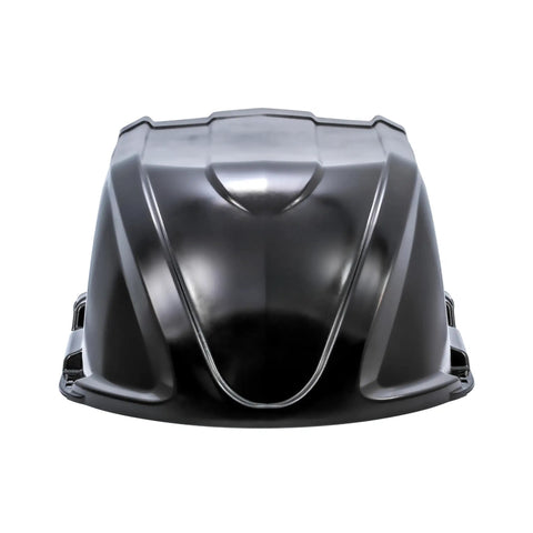 Black Heavy Duty High Flow Roof Vent Cover for RVs With Easy Open Cap and Aerodynamic Design