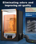 Resin 3D Printer Enclosure With Built In Ventilation Filter Odor Control Carbon Filter For Hassle Free Odor Free Resin Printing