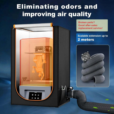 Resin 3D Printer Enclosure With Built In Ventilation Filter Odor Control Carbon Filter For Hassle Free Odor Free Resin Printing