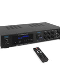 Bluetooth 5.1 Home Theater And Karaoke Amplifier That Delivers Party Ready Big Room Sound With Five Channels And Subwoofer Output