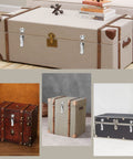 Vintage chests with Beefy Spring Loaded Toggle Latch Set 2.3 Inch Stainless Steel Hasps With Mounting Screws Four Pack For Wooden Boxes