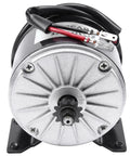 Rock Solid 36V 350W Brushed DC Electric Motor My1016 Kicking Out Two Seventy Five RPM With Eleven Tooth Sprocket close-up view.