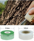 Hand using Grafting Tool Kit For Garden Pruning And Budding Dope Replacement Blades Pro Grade Plant Branch Vine And Fruit Tree Cutting Tools with grafting tape