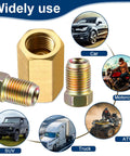 DIY Friendly Garage Grade Brake Line Fittings Kit For Three Sixteenth Inch Tubing With Three Eighths Inch Threads 24 Pieces displayed