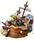 Bowser's Airship Expansion Set For Super Mario Buildable Bowser Boss Ship That Unfolds To Reveal A Detailed Interior Interactive Expansion Pack