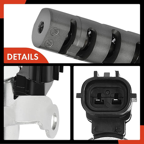 Close-up of 2 Piece Engine VVT Solenoid Set For Toyota 4Runner 2003 2009 FJ Cruiser 2007 2009 Tacoma 2005 2015 Tundra 2005 2011 V6 4.0L Left And Right Replacement