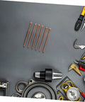 Top Tier Iwowedhero Automotive Welding Pins For Spot Welder Dents 2Mm Iron Plated Copper Studs laid on a gray surface with tools.