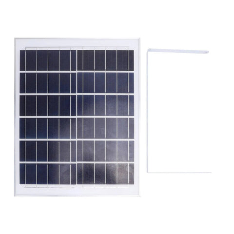 Mingzhe LED Solar Flood Light 400W weather solar panel with black cells and mounting bracket for outdoor use.
