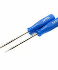 Compact Phillips PH00 And Flat Head 2mm Mini Screwdriver Set In Blue For Tiny Electronics Eyeglasses And Remote Controls Super Handy For Quick Fixes