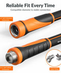Ultra Lightweight Garden Hose 100ft Heavy Duty Five Eighth Inch All Weather Flex Hose For No Fuss Yard Work And Reliable Watering For Garden Lawn And Outdoor Cleaning, 3/4 GHT connectors