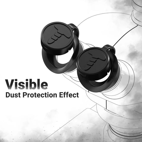 Two Pack Microscope Eyepiece Eye Shields And Dust Cover Caps For 32 To 36mm Inner Diameter Stereo Microscopes Black Must Have Comfort Eye Cups That Guard Against Dust And Fatigue For Long Lab Sessions, black snap-on dust caps