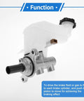 Brake Master Cylinder With Reservoir For Hyundai Elantra 2011 2014 Hydraulic Master Cylinder Replacement Easy Install For Reliable Braking