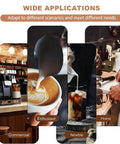 Pro Level 58Mm Automatic Electric Coffee Tamper Featuring Adjustable 5 To 30Kg Of Pressing Power And Non Stick Base for various coffee setups.