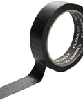 Black Tattoo Masking Tape 1 Inch By 66 Feet 6 Rolls For Pro Shops Clean Removal And Easy Machine Setup Bottle Labeling