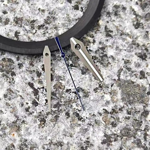 Mechanical Watch Hands 3 Pins Modification Kit For NH34 NH35 4R35 4R36 7S Movements Repair Part Silver Blue Durable