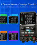 30V 10A Bench Power Supply With Encoder Knob Four Memory Presets OCP OVP Protection USB Type A And Type C Fast Charge