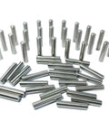 5mm x 25mm Metal Dowel Pins 50 Pack For Wood Furniture And Shelves, M5 Shelf Pegs, Alloy Steel Dowels, Precise Ground Finish