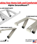 Universal Window Air Conditioner Bracket Heavy Duty Support For 12000 BTU To 24000 BTU Units Easy Indoor Installation Features