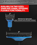 Shop Grade 9 Piece Brake Rotors Tool And Wheel Hub Cleaning Resurfacing Kit With Pneumatic Drill includes 50mm and 150mm cleaning pads.
