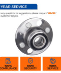 Rear Wheel Bearing And Hub Assembly 512034 Fits Acura Integra 1994 To 1998 Non ABS Honda Accord 1986 To 1989 close-up