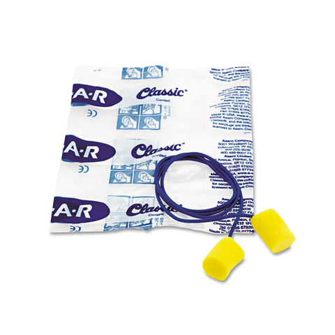 Disposable Foam Ear Plugs 200 Pairs Corded NRR 29 dB For Work Sleep All Day Comfort Great For Work Sites And Loud Environments