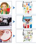 Two Pack Sublimation Blank Bags With Adjustable Straps DIY Crossbody Bags For Sublimation Sport Shoulder Bags And Wallet Purses