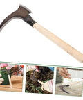 Lightweight Manganese Steel Garden Weeding Tool With Portable Double Edged Sickle for easy weeding in gardens