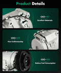 Top Shelf Hella Reliable Oem Style Ac Compressor Assembly With Clutch For Honda Pilot Accord Odyssey And Acura Mdx Tl showing fine craftsmanship and materials.