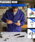Extendable Telescoping Magnetic Pick Up Tool With 31 Inch Reach And Extra Strong Magnet For Quick Grabs In Tight Spaces in use