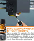 3D Printer Nozzle Protection Coating That Keeps Material Buildup And Clogging Away High Temp Non Stick Layer For Cleaner Nozzles 10Ml application